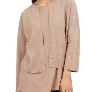 NWT575.00 EILEEN FISHER SET 1X CARDIGAN 16 TROUSERS BEAUTIFUL SET FANTASTIC DEAL